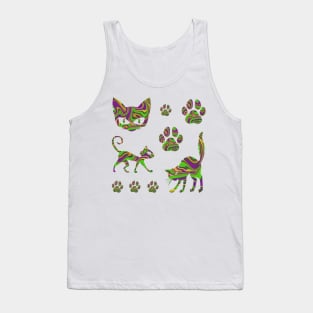 Witch's Brew Liquid Cat Mashup Tank Top